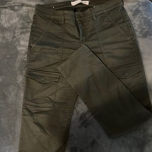 Camp green cargo pants